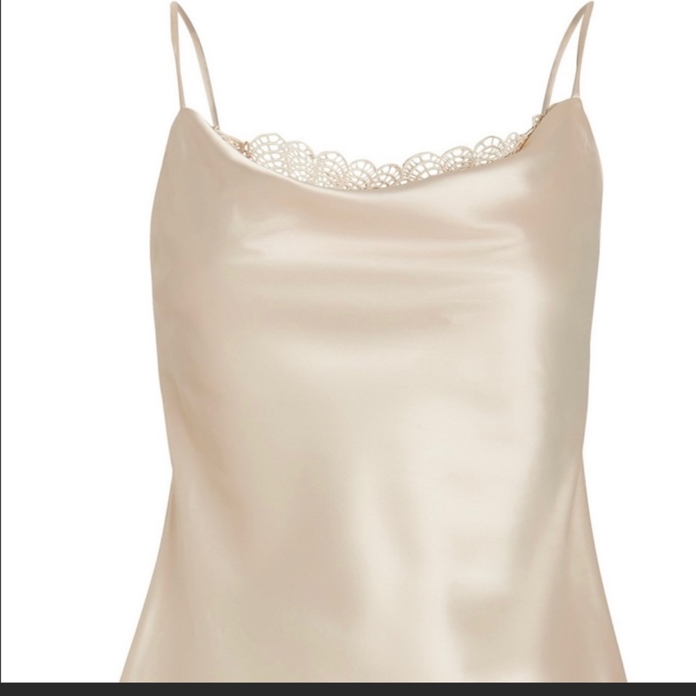 Jonathan Simkhai Cream Silk Blouse
